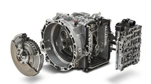 Gearbox with dual clutch